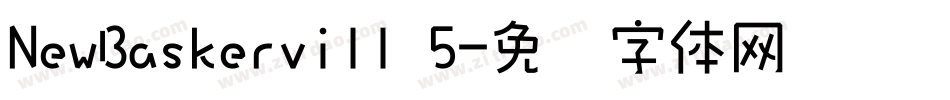 NewBaskervill 5字体转换